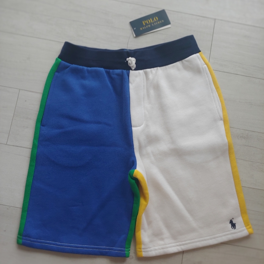 POLO Ralph Lauren NEW Color Block Fleece Shorts